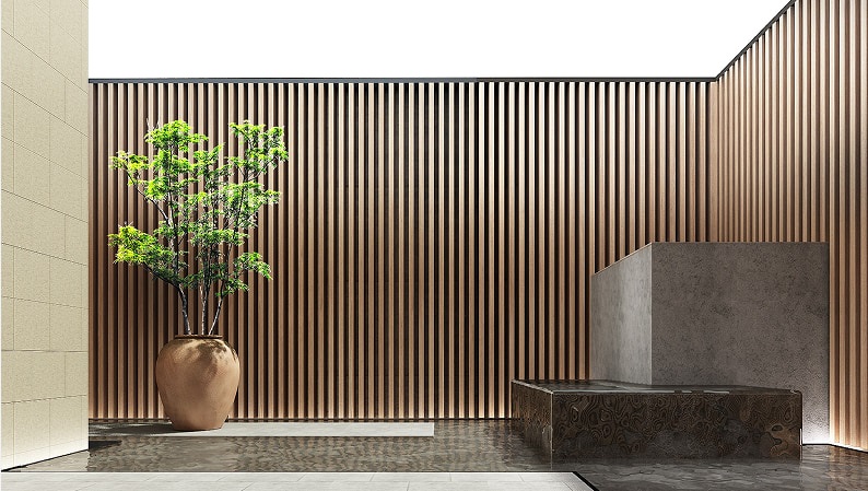 WPC Fluted Wall Panel