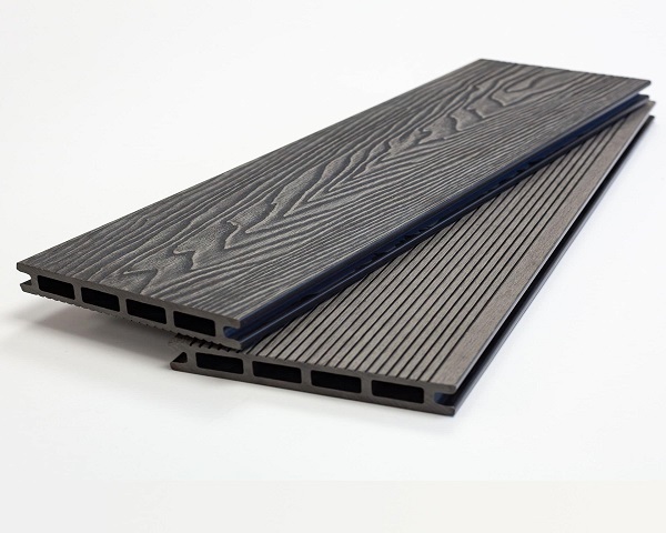 3D embossed wpc decking 