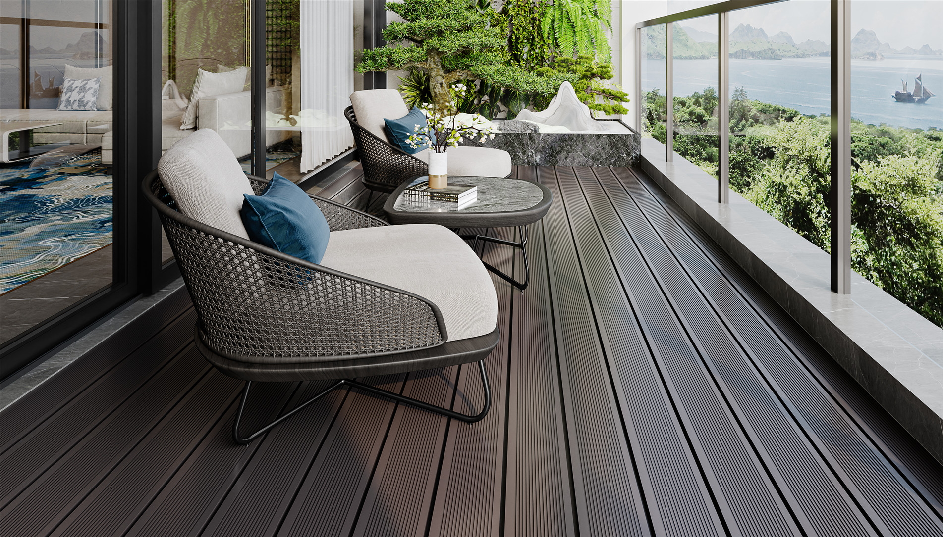 Eco-friendly Composite Decking Manufacturing